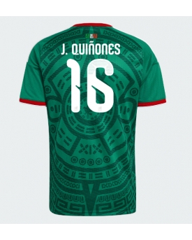 Billige Fotballdrakt Mexico Julian Quinones #16 Replika Hjemmedrakt VM 2026 Kortermet Billige Fotballdrakt Mexico Julian Quinones #16 Replika Hjemmedrakt VM 2026 Kortermet